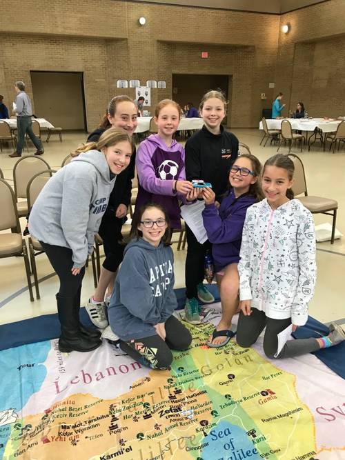 5th Grade Winning Team of the Great Israel Adventure Game